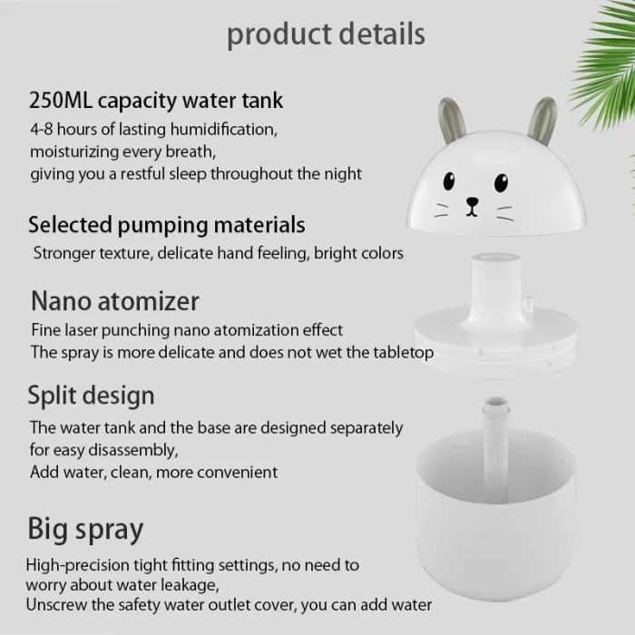 Humidifier A11 Diffuser Pelembab Udara Arometherapy ruangan Grosir