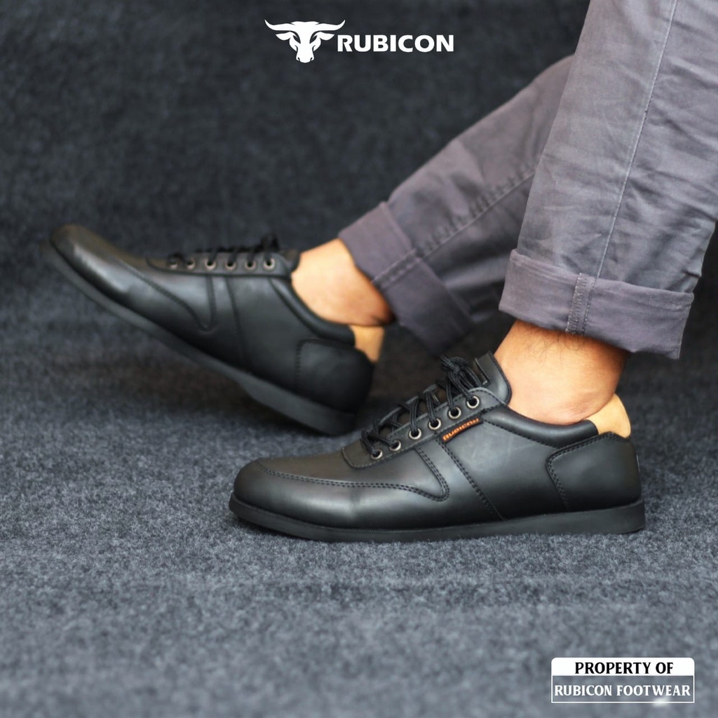 SEPATU OXFORD RUBICON BASE COKLAT SEPATU CLASIK ACARA FORMAL KANTORAN KULIT SINTETIS PREMIUM QUALITY