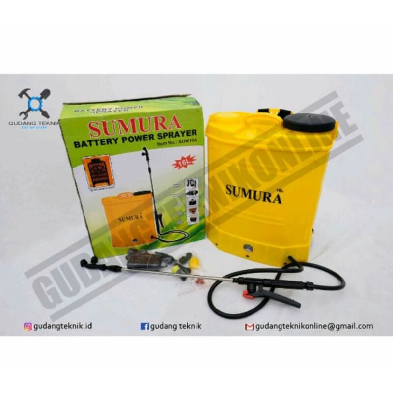 Alat Semprot Hama Sprayer Elektrik SUMURA murah dan berkualitas