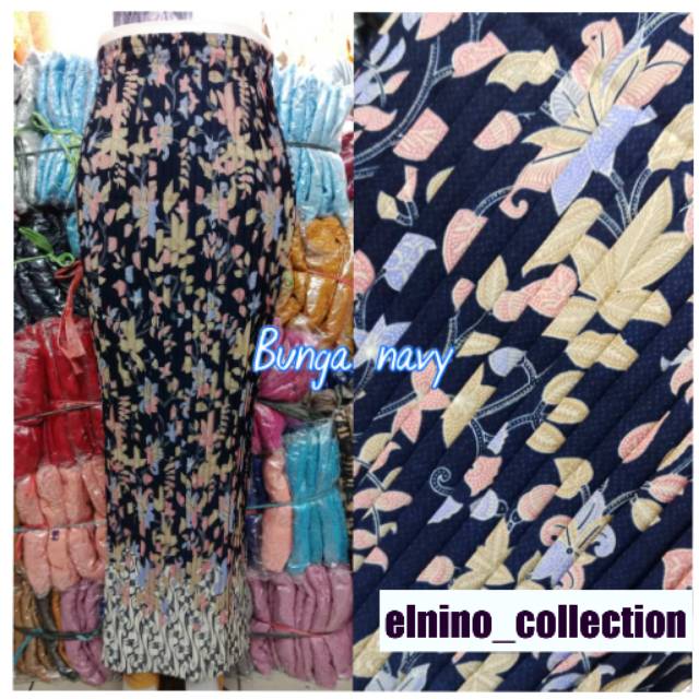 Rok Plisket Batik / Rok Plisket Jumbo