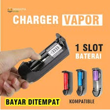 Charger Baterai Universal 1 Slot Vaporizer 18650 Tempat cas Baterai Single Charge Battery 18650 1 slot Mitsuyama Casan Battery TG-001 Ces cesan BAtu Batre Vape Vapour Dan Senter Swat TERMURAH