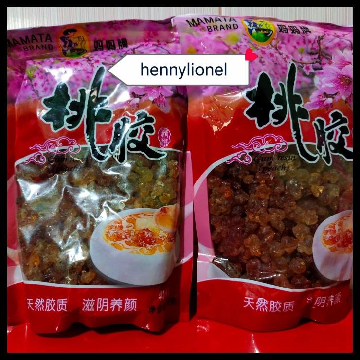 

DISKON TERBATAS !!! PEACH GUM MAMATA 500GR/TAO JIAO BERSIH TERLARIS
