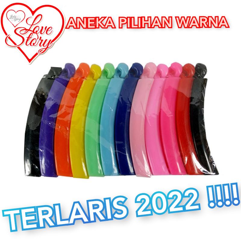 Jepit Rambut Korea Model Pisang Murah / Jepitan Ponytail / Jepit Korea Salon Bentuk Pisang TERBARU