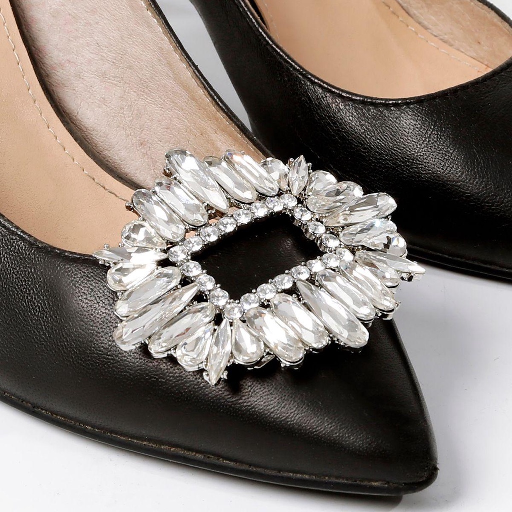 1Pc Women Shoe Clip Wedding Shoes High Heel Buckle  Shiny Rhinestone for Bride Decoration