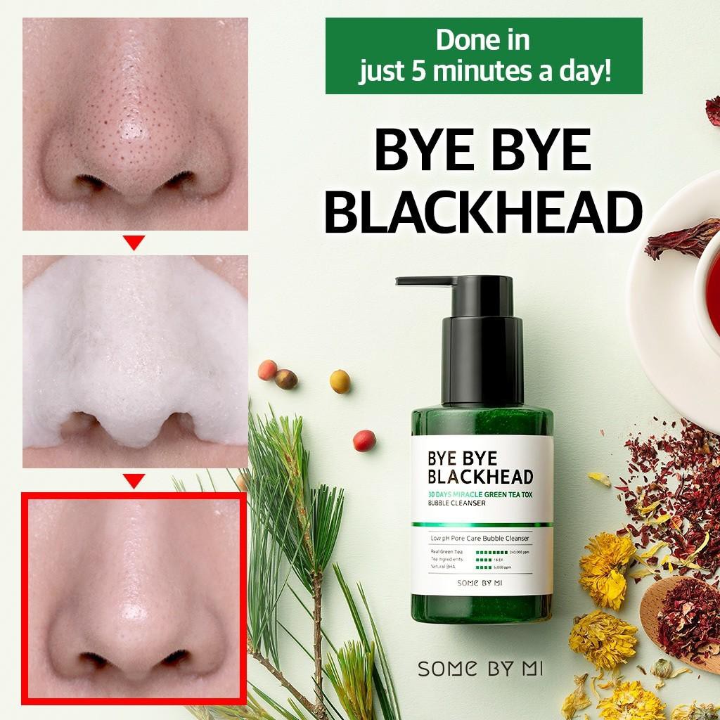 Some By Mi Bye Bye Blackhead 30 days miracle green tea tox