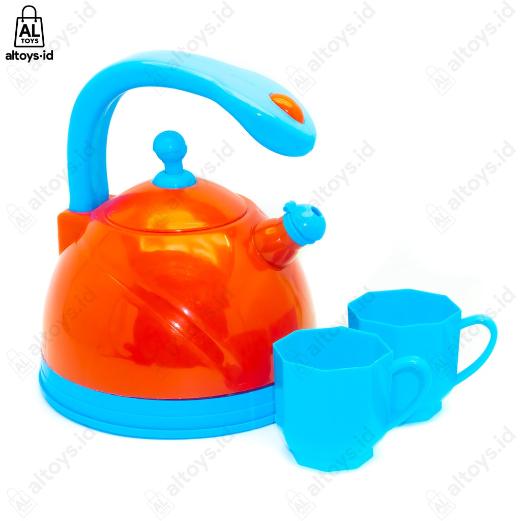 Mainan Teko Cangkir Teh Mainan Anak Perempuan Masak Masakan Kitchen Tea Set