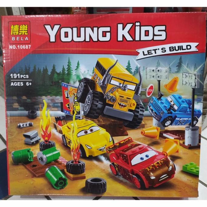 =====] Mainan Lego Cars Lighting McQueen