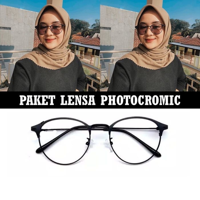 laristerus79 UV400 kacamata photocromic anti radiasi kacamata anti sinar matahari kacamata pria wanita U001