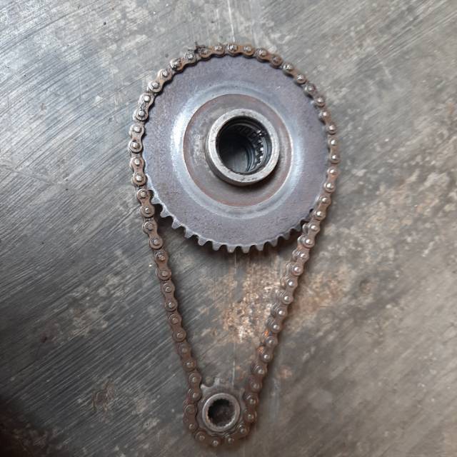 Gigi ger gir teming pengantar penghubung dinamo dobel stater astrea grand / prima / supra / revo sta