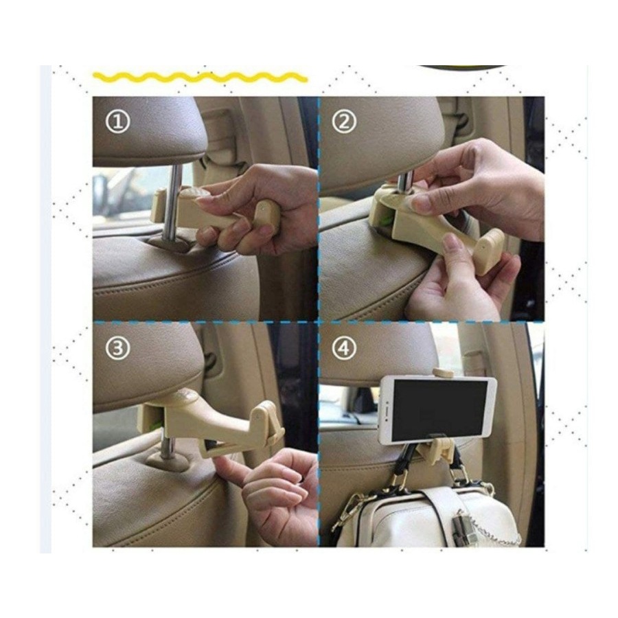 Headrest Mount 2in1 - HEADREST 2 IN 1 PREMIUM