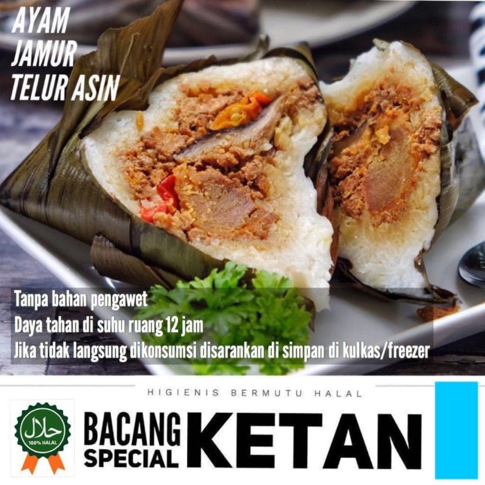 

T20Re Bacang Ayam Telor Asin - Nasi Ht51Gr