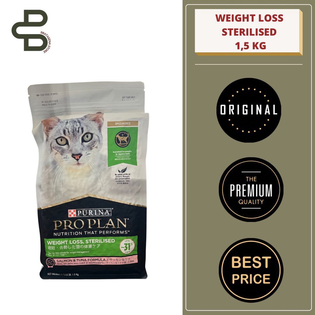 PROPLAN STERILISED / WEIGHT LOSS (SALMON) 1,5 KG FRESHPACK