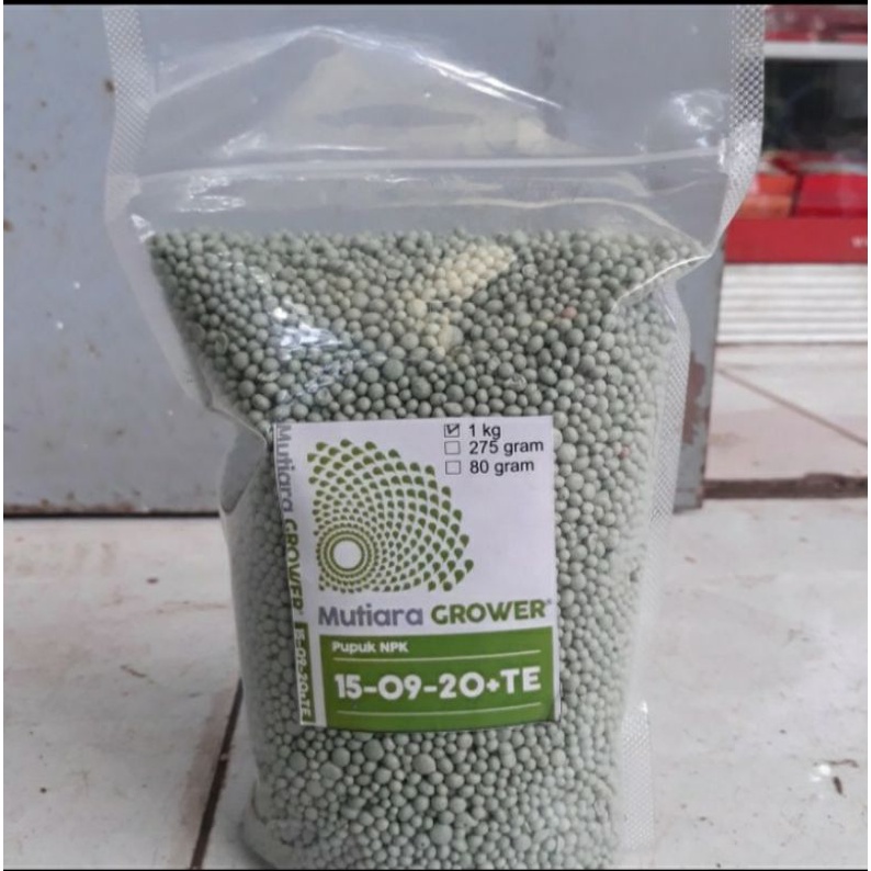 pupuk NPK buah bunga, npk hijau 1 kg
