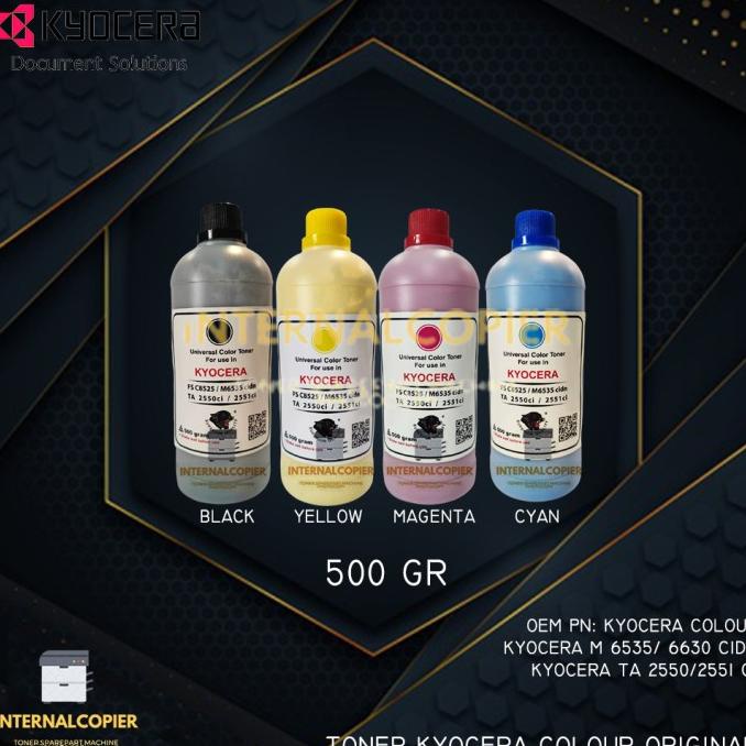 

Ink | Toner Kyocera Warna M6630/6535/Ta2550/2551Ci Original - 500 Gr