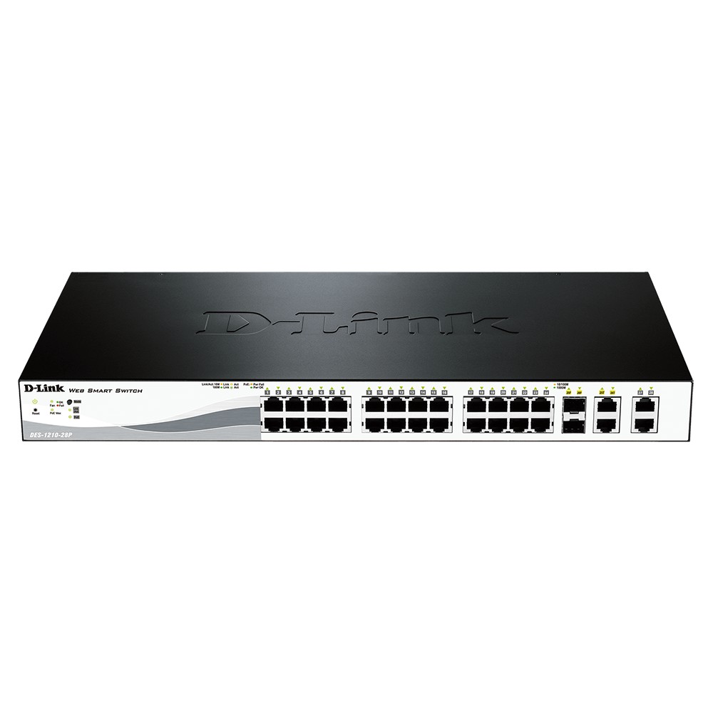 Switch D-Link DES-1210-28P 28Port PoE Smart Managed-DLink DES 1210-28P