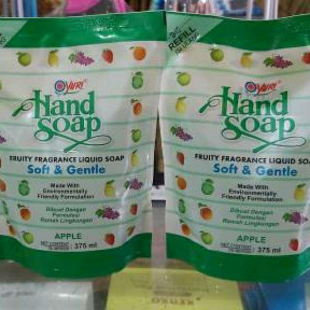 Yuri Hand Soap / Sabun Cuci Tangan Refill 375ml
