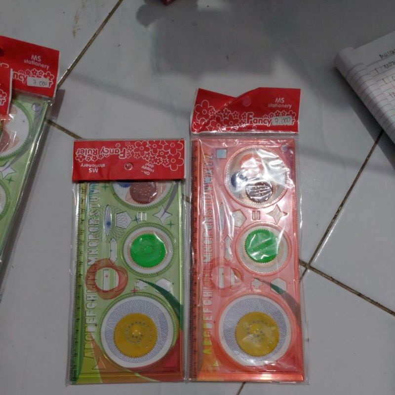 

Penggaris Rotari / penggaris pattern bunga