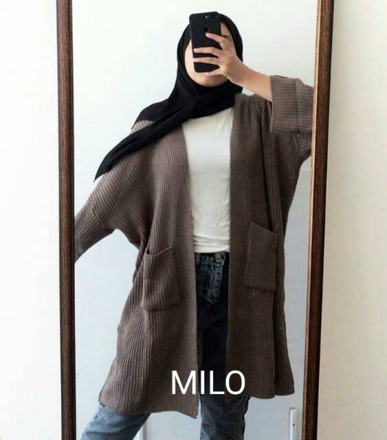 LONG OVERSIZED cardi warmly knit-3