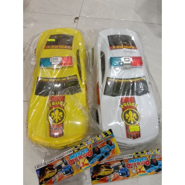 mainan anak cowok mobil polisi plastik