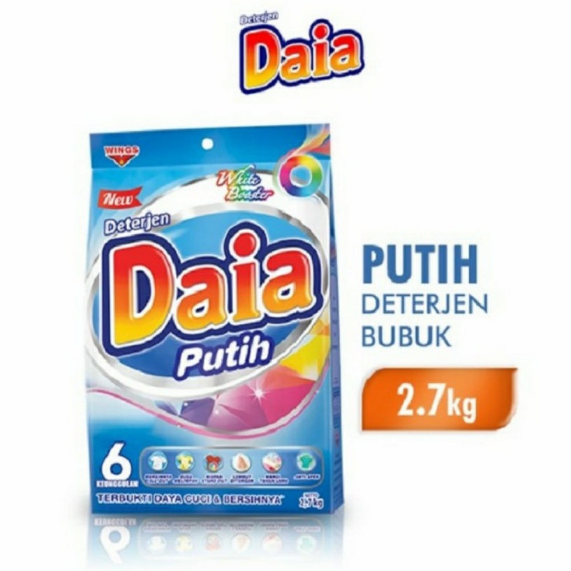 Daia Putih Deterjen Bubuk 2.7Kg