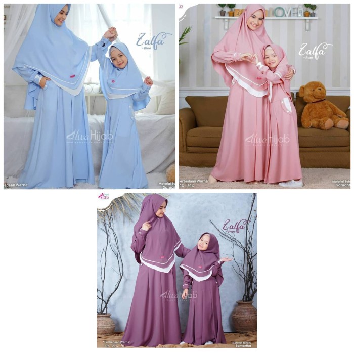 PREMIUM GAMIS COUPLE IBU DAN ANAK/MAXI DRESS KEMBARAN SERAGAMAN IBU DAN ANAK