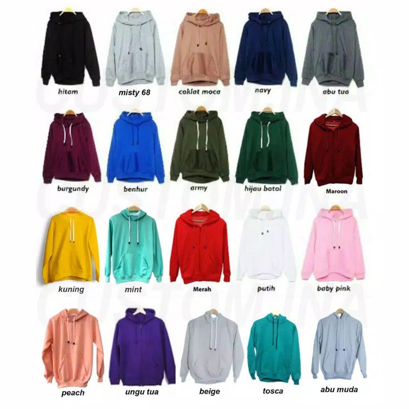 JAKET SWEATER NATURAL HOODIE