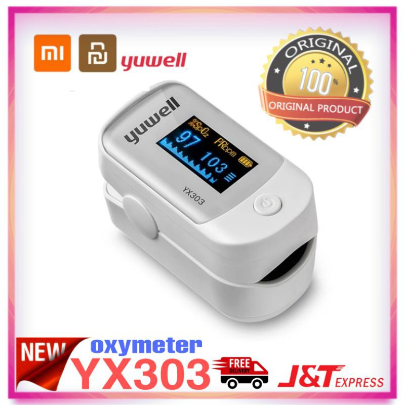 Xiaomi Yuwell YX303 Fingertip Pulse Oximeter Pengukur Detak Jantung