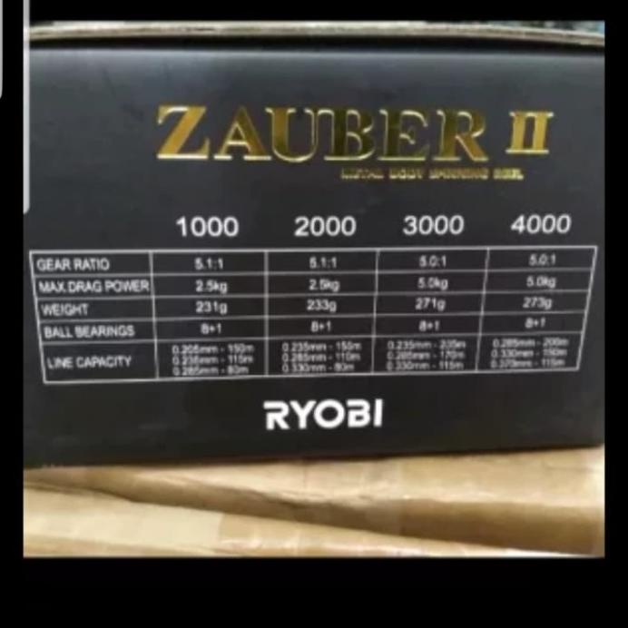 Reel Ryobi Zauber Ii 3000 _99