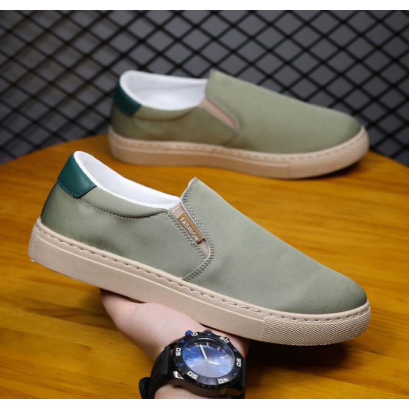 [NEW] KANOSUE MEN SLIP ON CASUAL ANTISLIP KS2092 IQ #Realstock