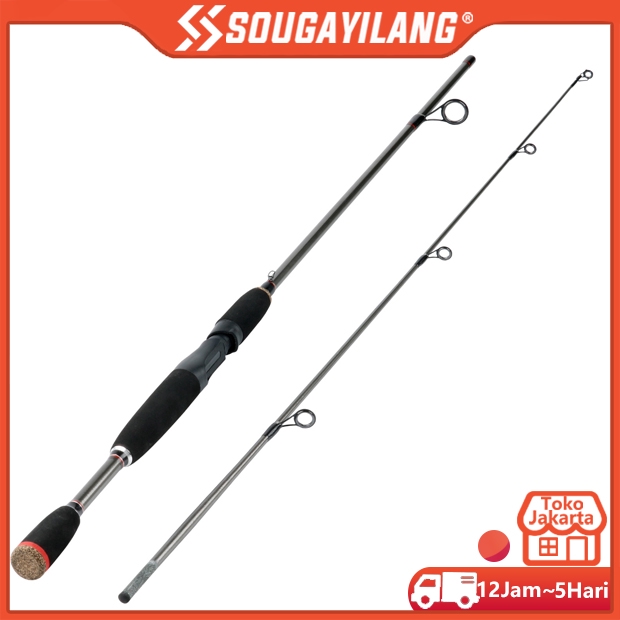 Sougayilang  Casting Fishing Rod Spinning Fishing Rod 1.8M Fishing Rod Joran Pancing Ukuran M 4-21g Bahan EVA(1.8m/1.75m) Handle-Spining Toko JKT