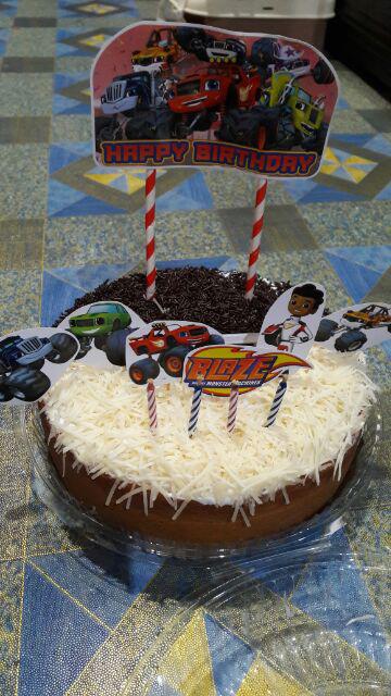 Hiasan Kue Cake Topper Birthday C1 Blaze And The Monster Machines Isi 7