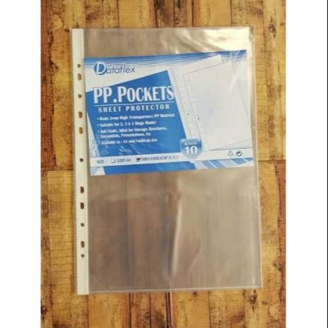 

PP. Pocket sheet protector dataplek F4 (folio - isi 10 lembar)