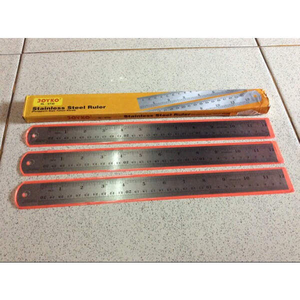 

Sale!!! Penggaris / Ruler 30 Cm Joyko Rl-St30 Stainless Steel Ruler Terlaris