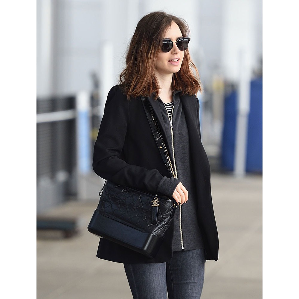 #8869 VO Tas Chanel Gabrielle Hobo Bag Aged Calfskin Limited Edition(Box) SEMI PLATINUM 1:1