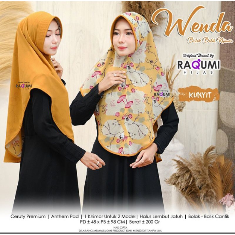 WENDA BOBAL BY RAQUMI HIJAB SOLO