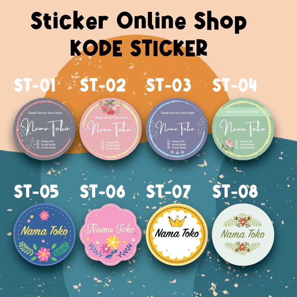 

GROSIR [50 pcs] Sticker Label Olshop Bisa Custom - Sticker olshop - Stiker Kemasan - sticker olshop murah new