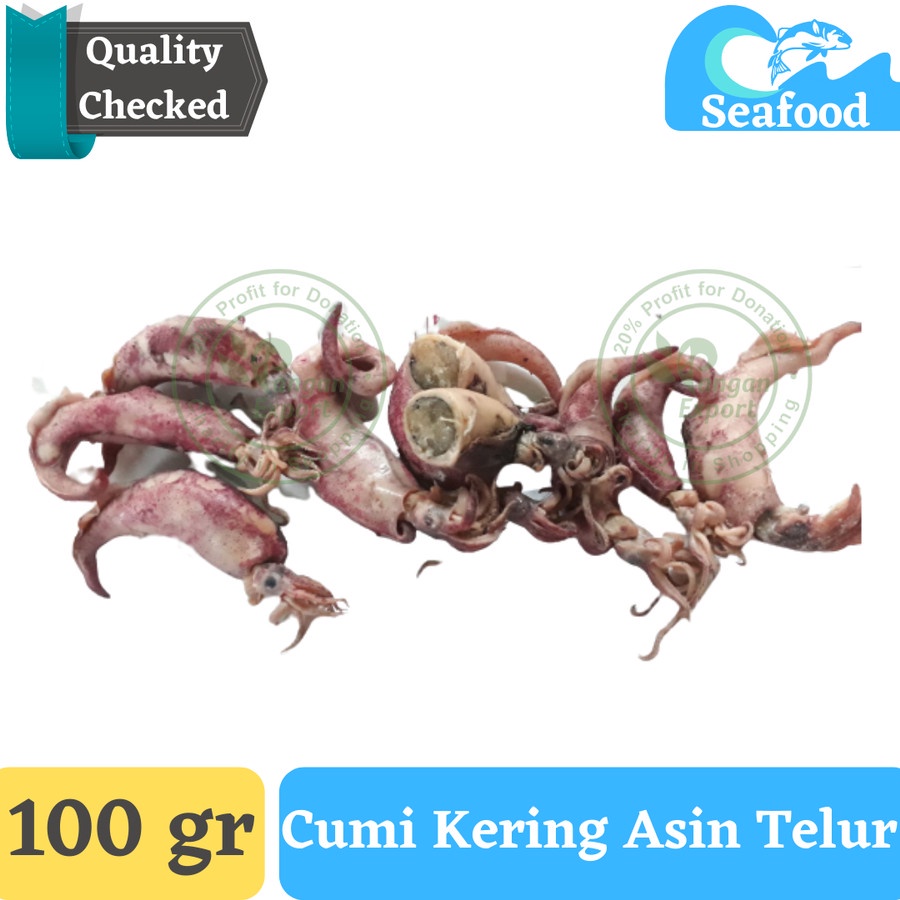 

Cumi Telur Kering Asin | Indonesian salted squid-egg by Pangan Export