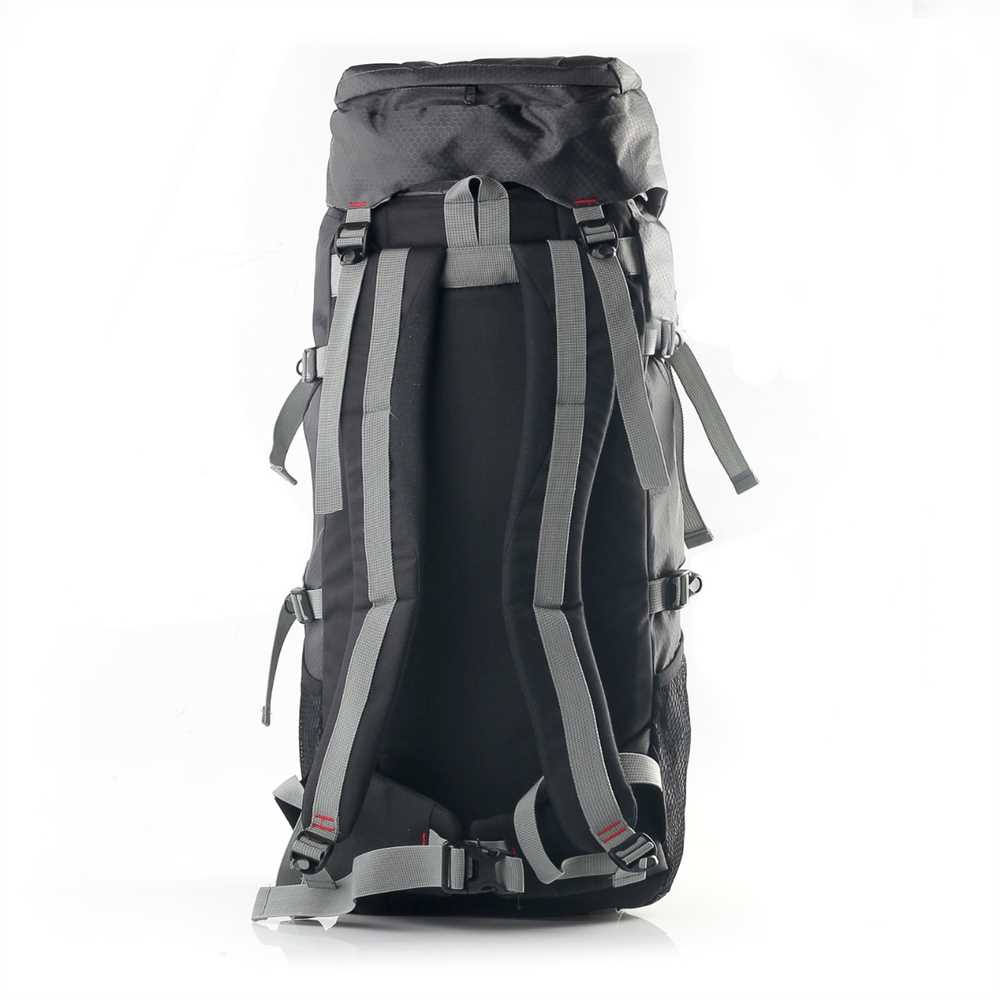 Justrue Tas Gunung Carrier 60 Liter Ransel Keril 60L Abu 541