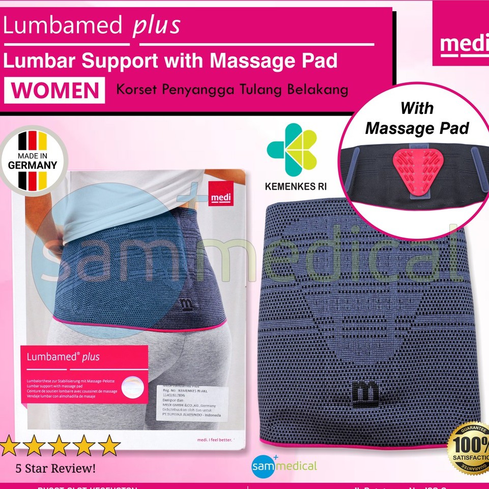 Medi Ortho Lumbamed Plus Lumbar Support / Korset Tulang Belakang WOMEN