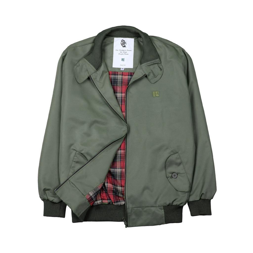 Russ Jacket Harrington Pria British Olive ( Up To Big Size )