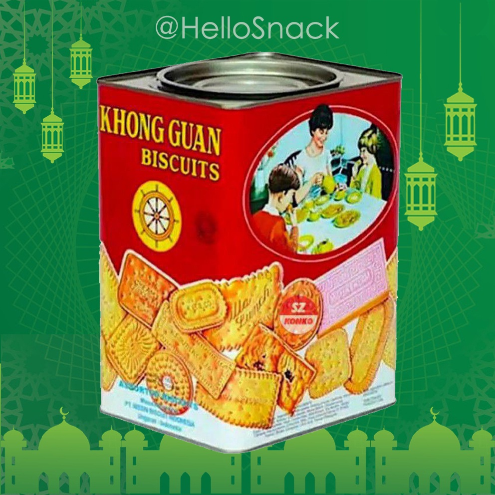 

Khong Guan Assorted Red Sisi 1600 gram biskuit kaleng aneka ragam hari raya lebaran enak manis murah