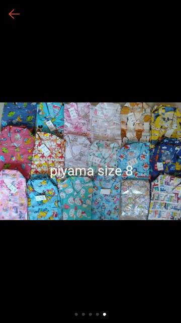 BAJU TIDUR ANAK JUNIOR (8,10,12) (bisa pilih motif)