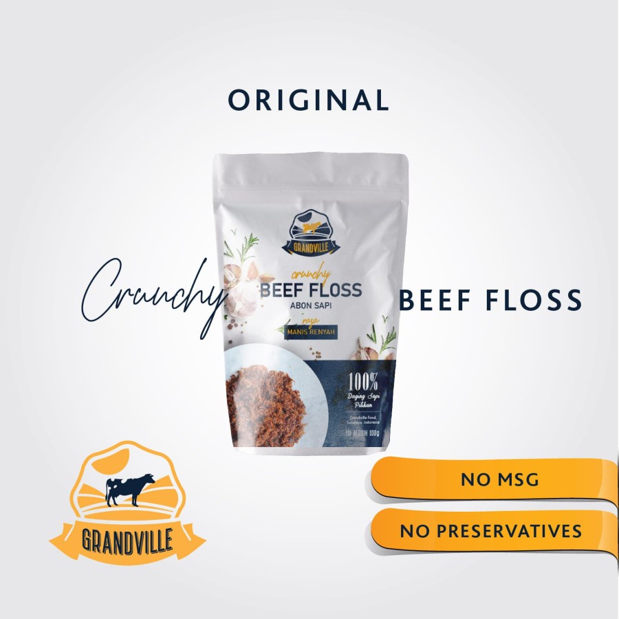 GRANDVILLE BEEF FLOSS RASA ORIGINAL / 100G