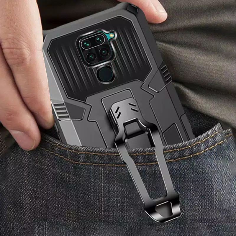 Hard Case Xiaomi Redmi Note 10 5G Note 10 Note 10S Note 10 Pro Note 9 Note 9 Pro Note 8 Note 8 Pro Note 5 Note 5A Note 5 Pro Case H8 I-Crystal Transformer Robot Ironman Kickstand