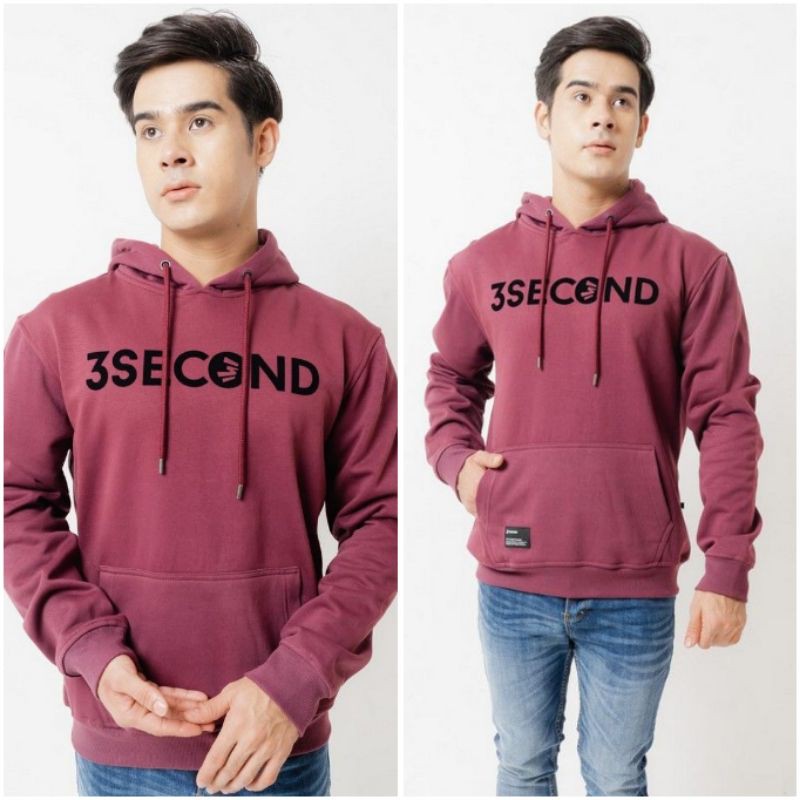 JAKET HOODIE PRIA 3SECOND ORIGINAL~130321