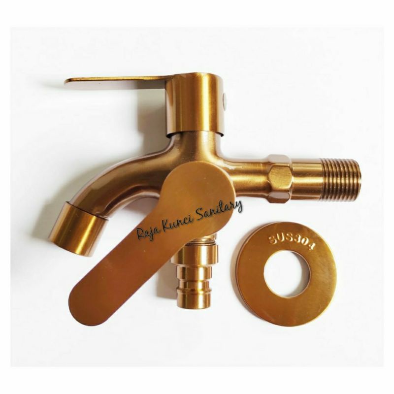 Kran Cabang Stainless SUS 304 Rose Gold/Kran Shower Stainless SUS 304 ROSE GOLD