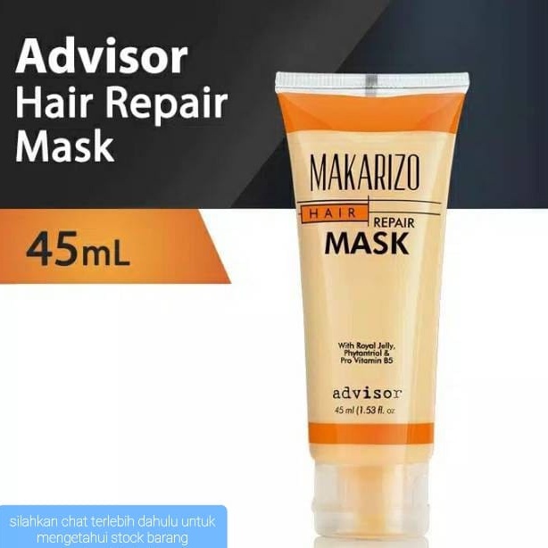 MAKARIZO HAIR MASK REAPAIR TUBE 45ML MASKER RAMBUT MAKARISO PERAWATAN