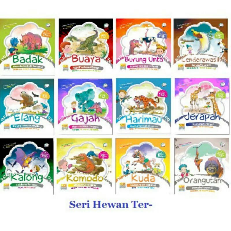 Jual Buku Cerita Anak - Cerita Bergambar - Seri Hewan Ter | Shopee