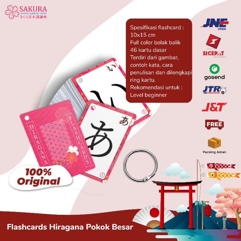 FLASH CARD HIRAGANA (uk.besar)
