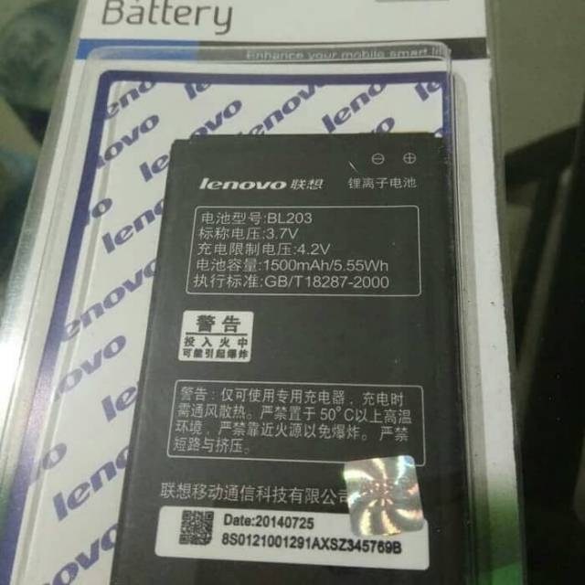 Baterai batre batrey Lenovo A369, A316 BL203 Original 100%